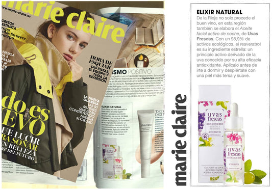 Uvas Frescas Active Oil in MARIE CLAIRE Magazine.