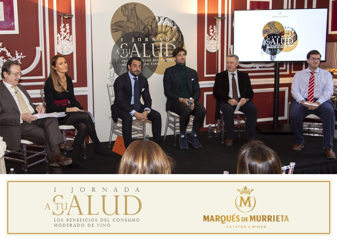 Bodegas Marqués de Murrieta organizes the 1st A TU SALUD Conference in Madrid.